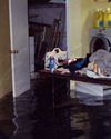 A flooded kitchen in Crystal Lake